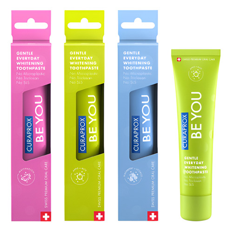 Pasta Dental Curaprox Be You Blanqueadora 60ml Colores 1un 28