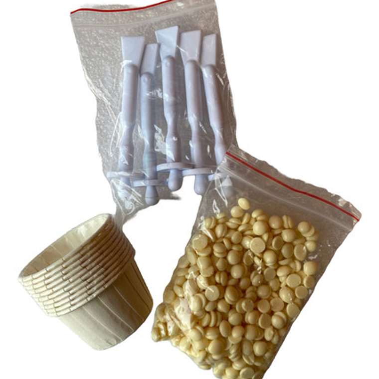 Kit Cera Depilación Elimina Vello Nariz Oreja Bigote Unisex 1