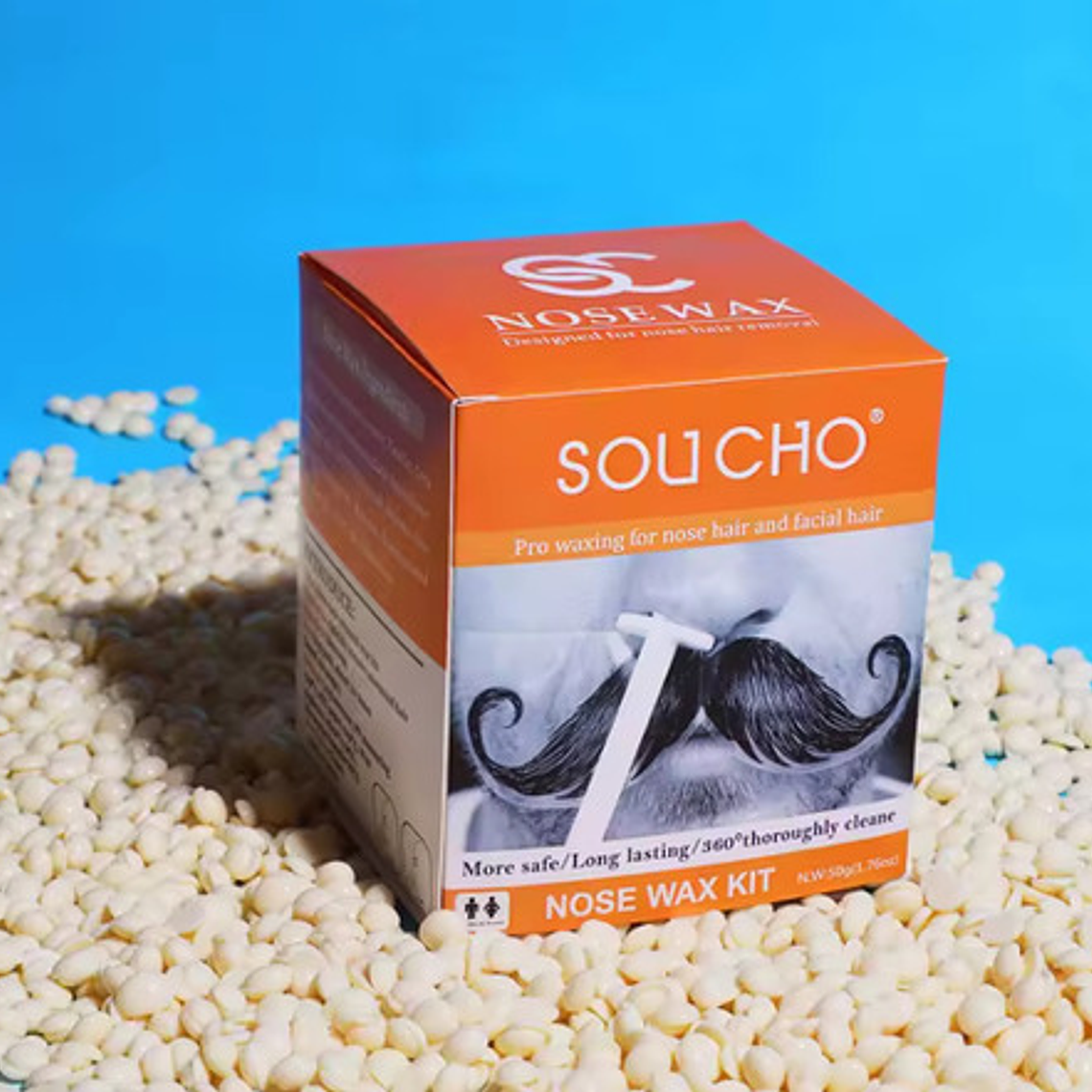 Kit Cera Depilación Elimina Vello Nariz Oreja Bigote Unisex 9