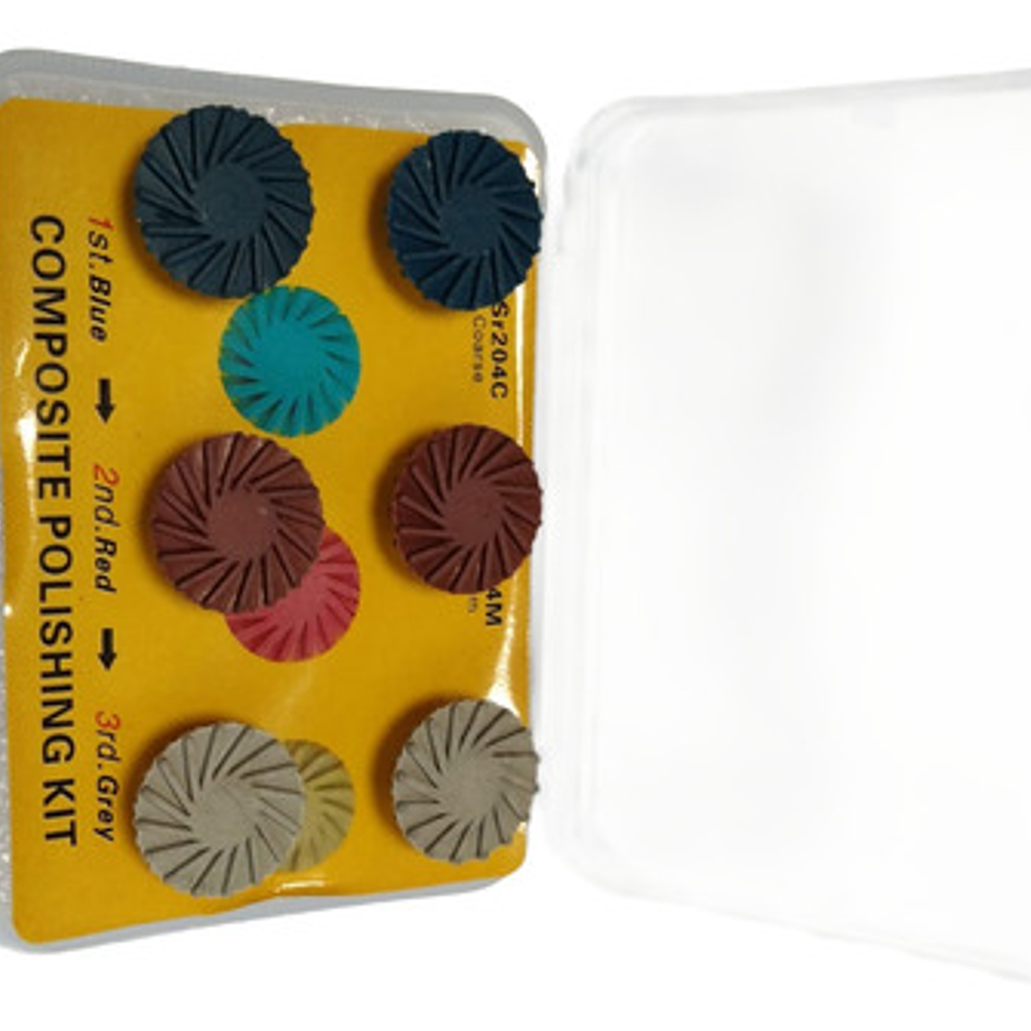 Goma De Pulido Set Tipo Enhance Baja Velocidad Rueda Pacard 4