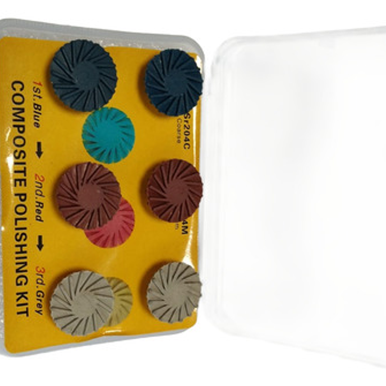 Goma De Pulido Set Tipo Enhance Baja Velocidad Rueda Pacard 4