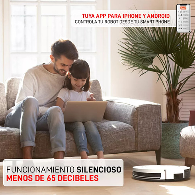Aspiradora Y Trapeadora Robot Osoji Duo Dojosan 990 Combo 4
