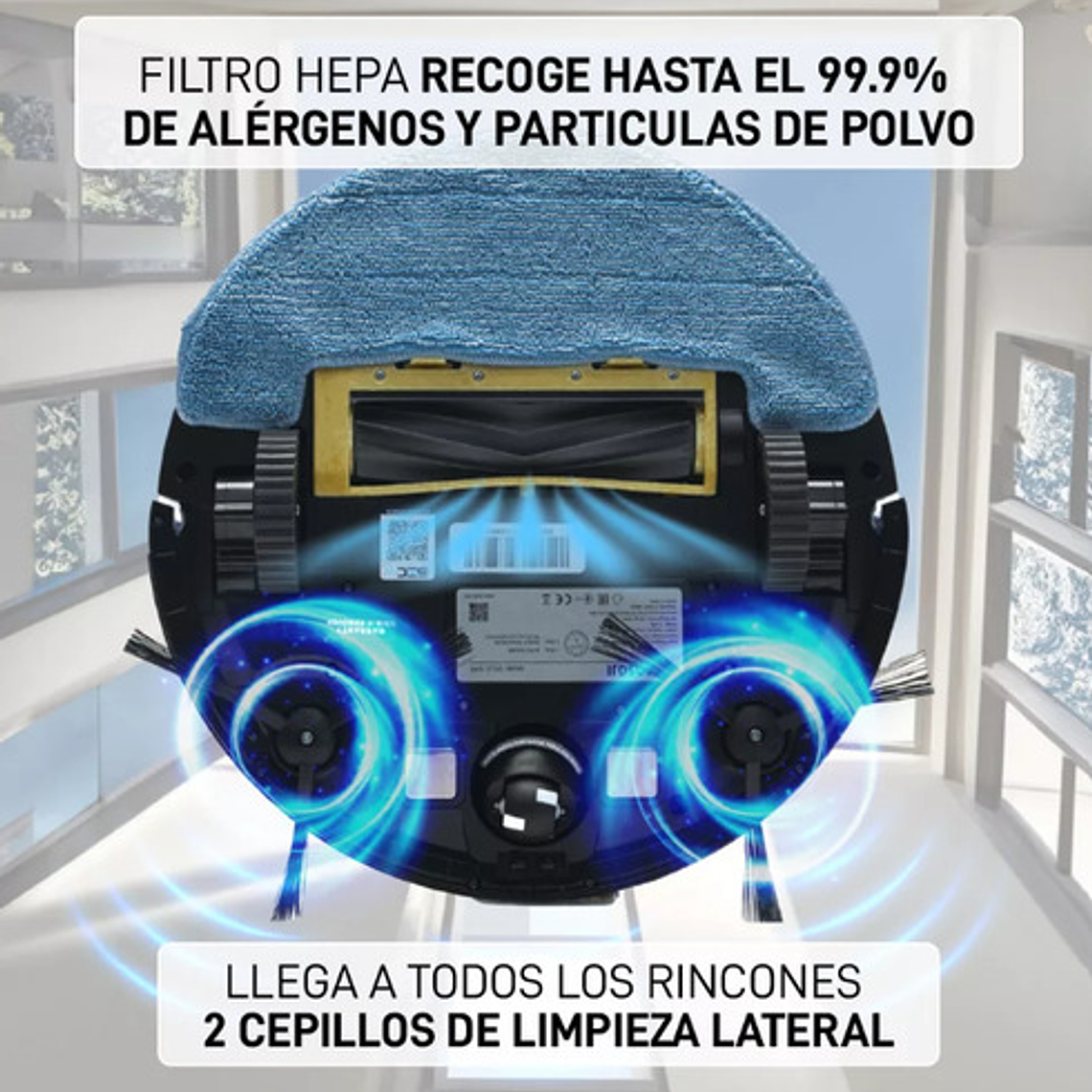 Aspiradora Y Trapeadora Robot Osoji Duo Dojosan 990 Combo 6