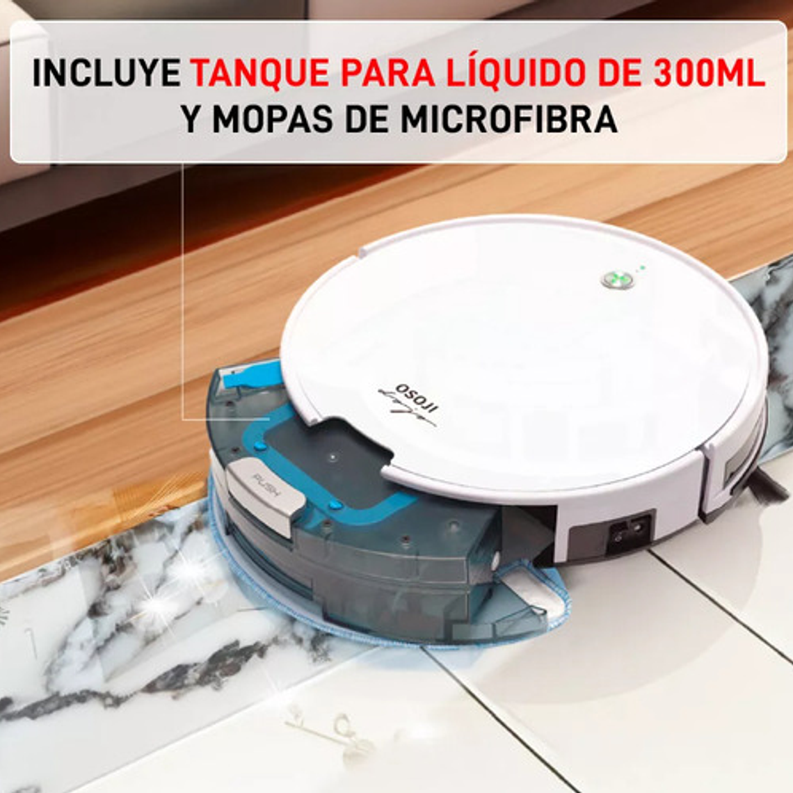 Aspiradora Y Trapeadora Robot Osoji Duo Dojosan 990 Combo 8