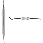 Espátula Dental Para Composite Metálica Doble Extremo Modelo - Miniatura 2