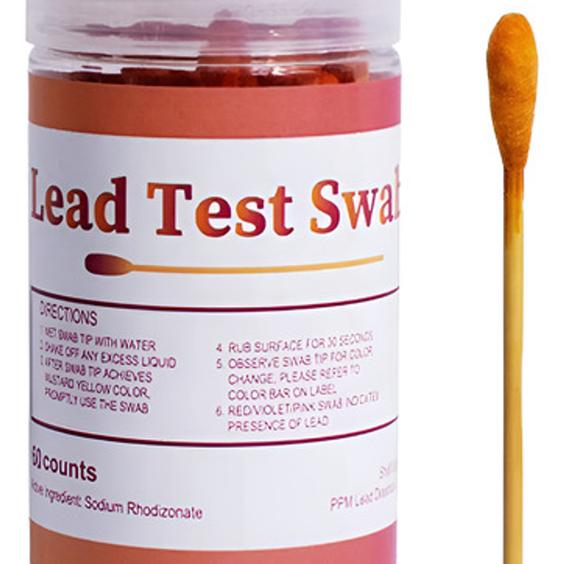 Set Tiras Medición Análisis Plomo Toxicidad Paredes Metales 1