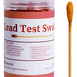 Set Tiras Medición Análisis Plomo Toxicidad Paredes Metales