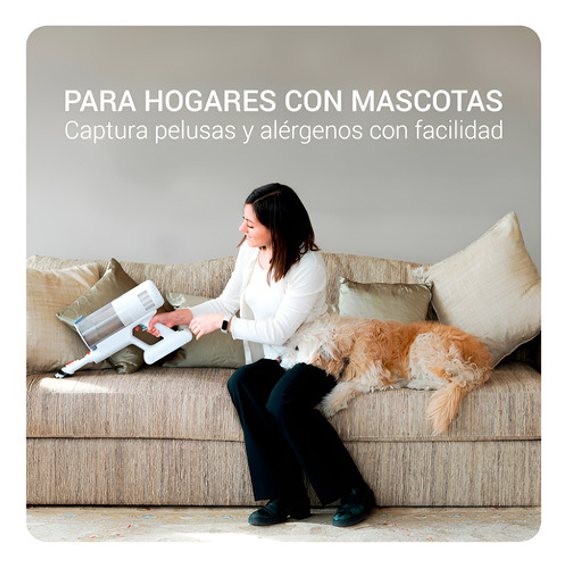 Aspiradora Inalámbrica Osoji D300 Led 25000p Hepa 1 Hora 4