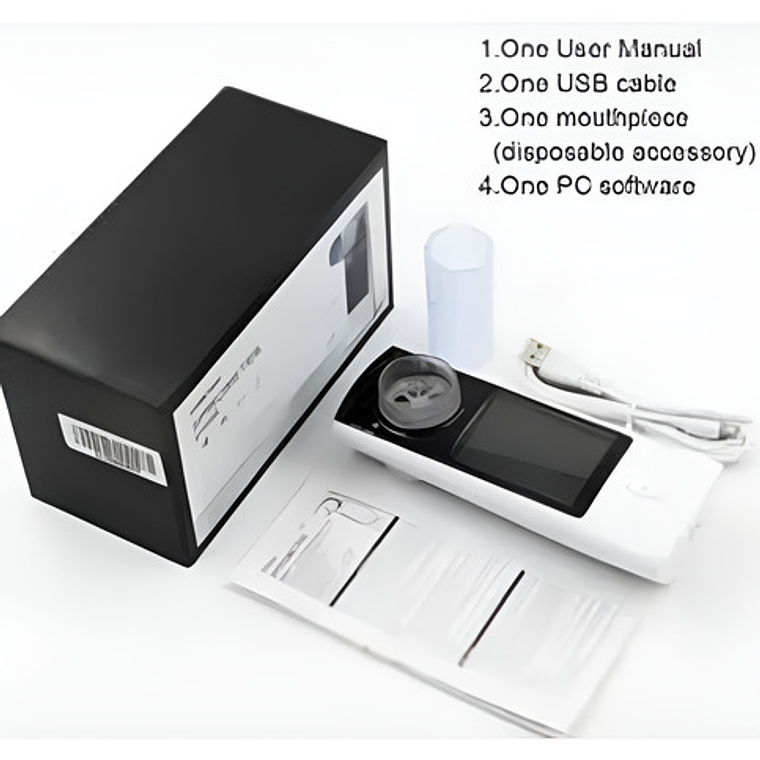 Espirómetro Contec Bluetooth Batería Recargable Sp80b 3