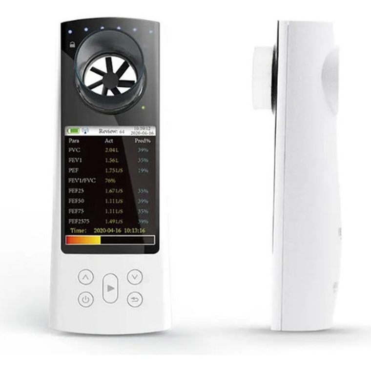 Espirómetro Contec Bluetooth Batería Recargable Sp80b 6