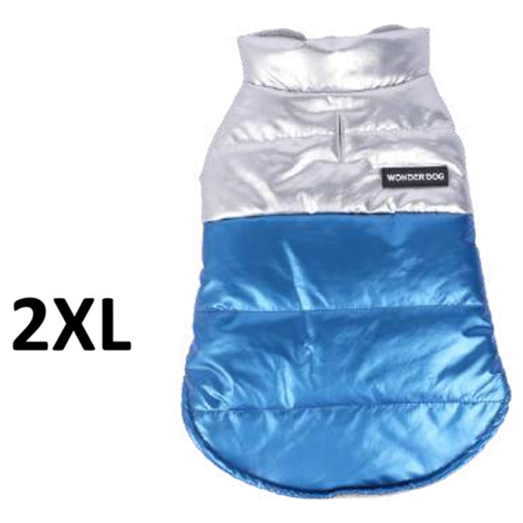 Cortaviento Perro Grande Cuerina Metálica Wonderdog Mascotas 5