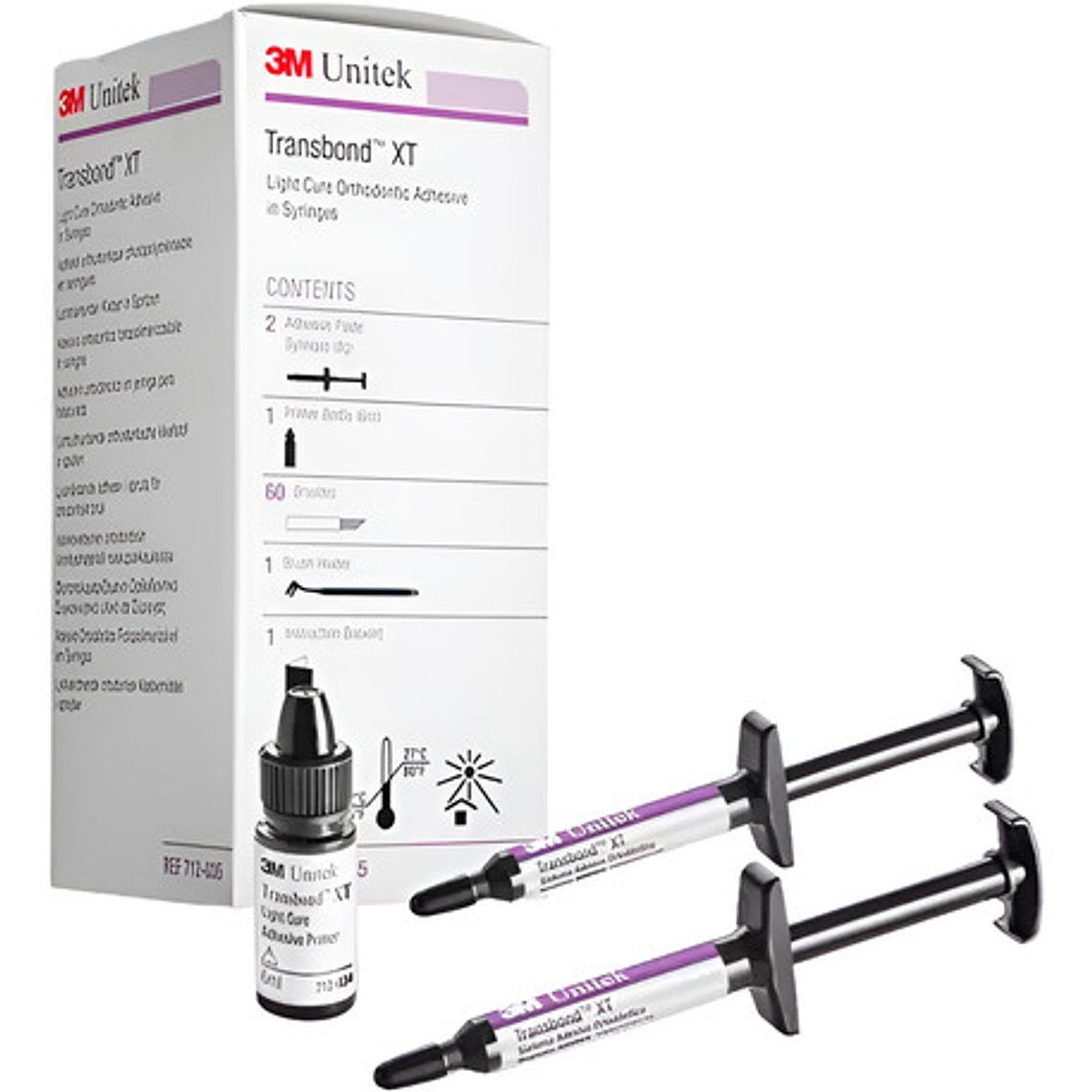 3m Transbond Xt Unitek Kit Xl 2 Jeringas + Primer + 60puntas 1