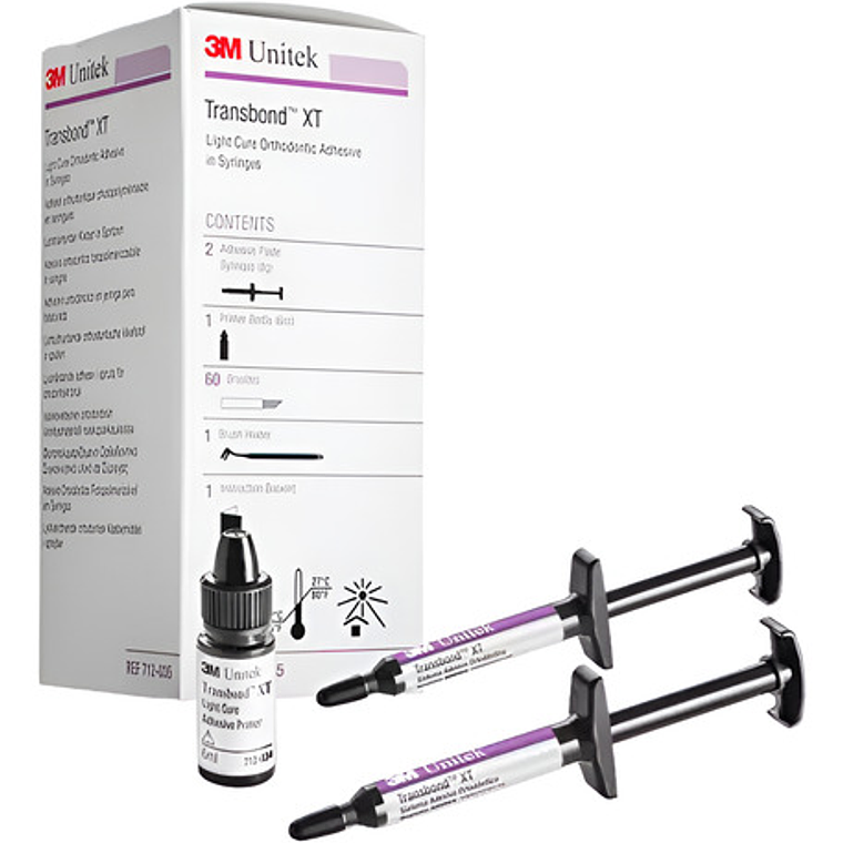 3m Transbond Xt Unitek Kit Xl 2 Jeringas + Primer + 60puntas 1