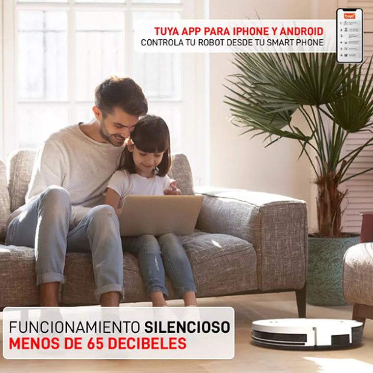 Aspiradora Robot Osoji Dojo D990 Wifi Sensor De Obstáculos 4