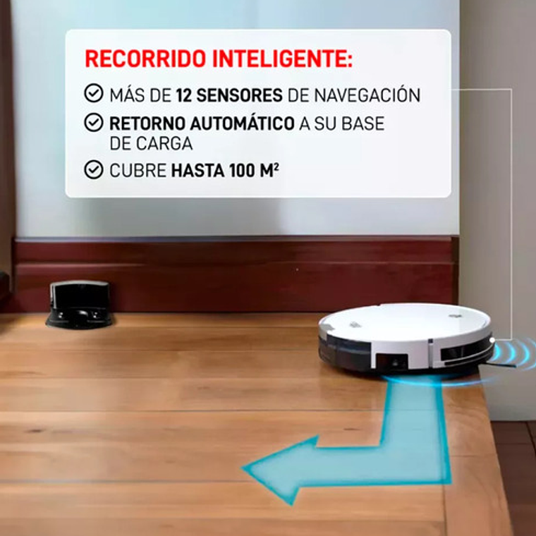 Aspiradora Robot Osoji Dojo D990 Wifi Sensor De Obstáculos 5