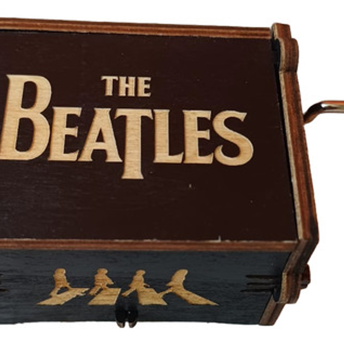 Caja Musical De Madera Con Manivela Hey Jude The Beatles 5