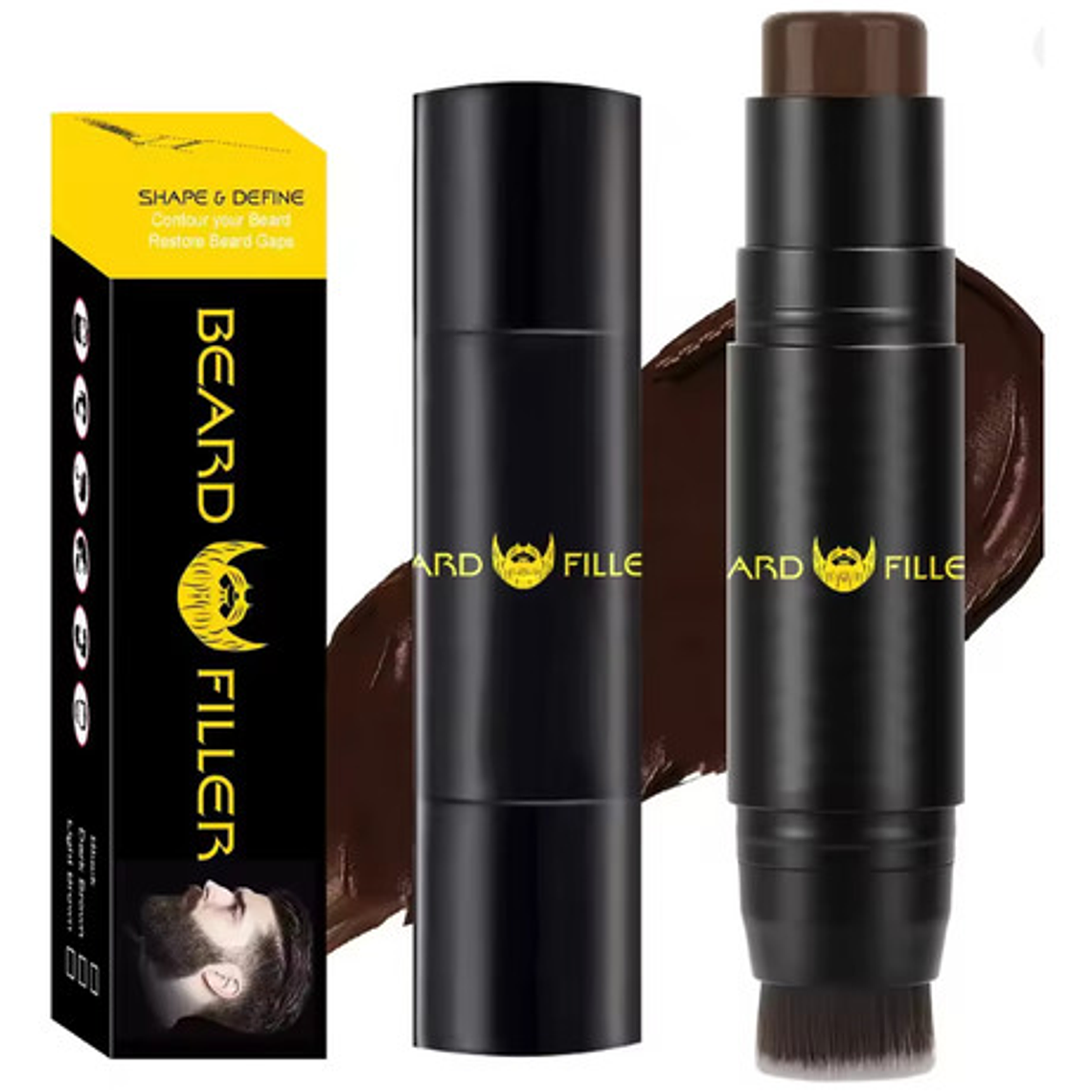 Tinte Lápiz Dual Temporal Para Barba Beard Shaping Premium 2