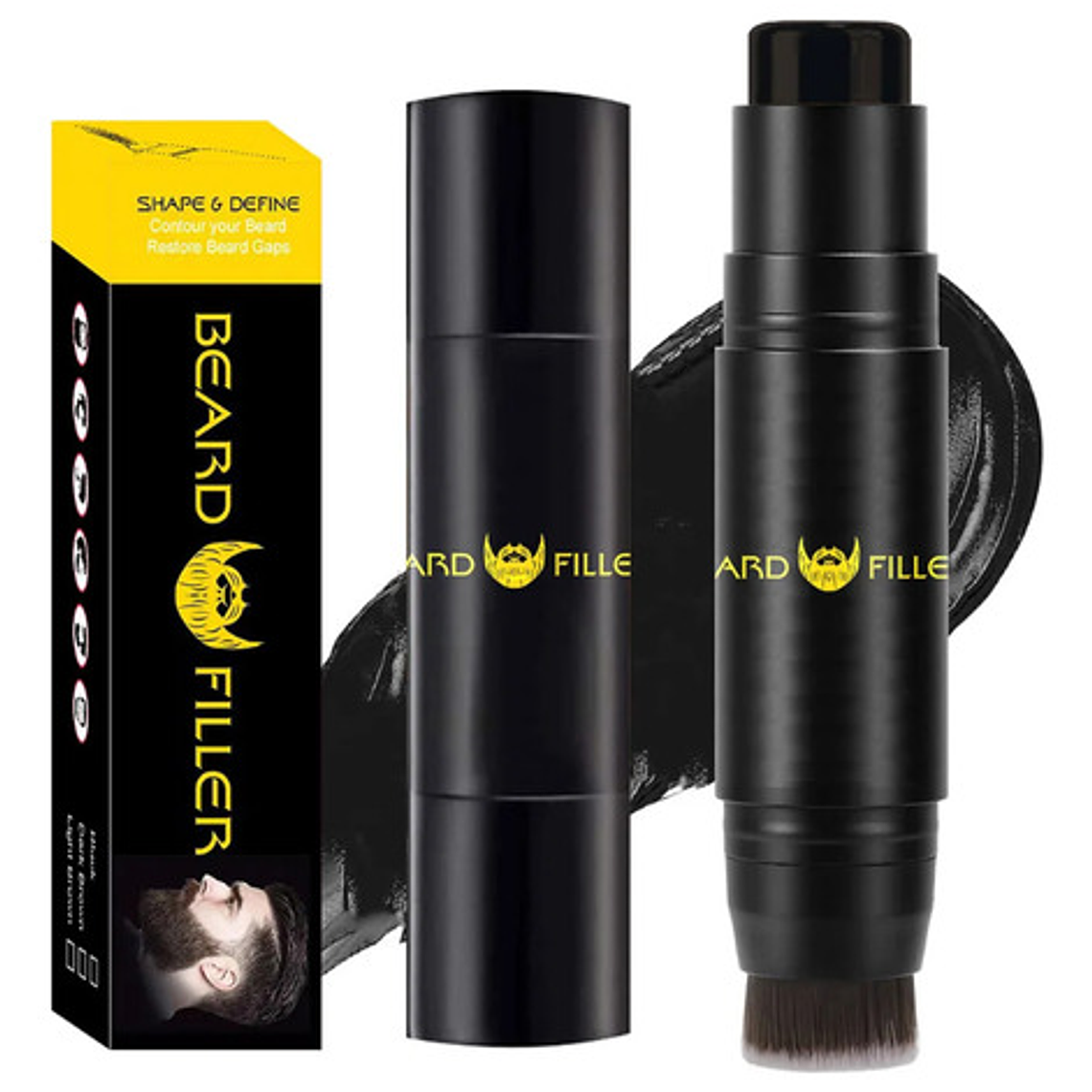 Tinte Lápiz Dual Temporal Para Barba Beard Shaping Premium 11