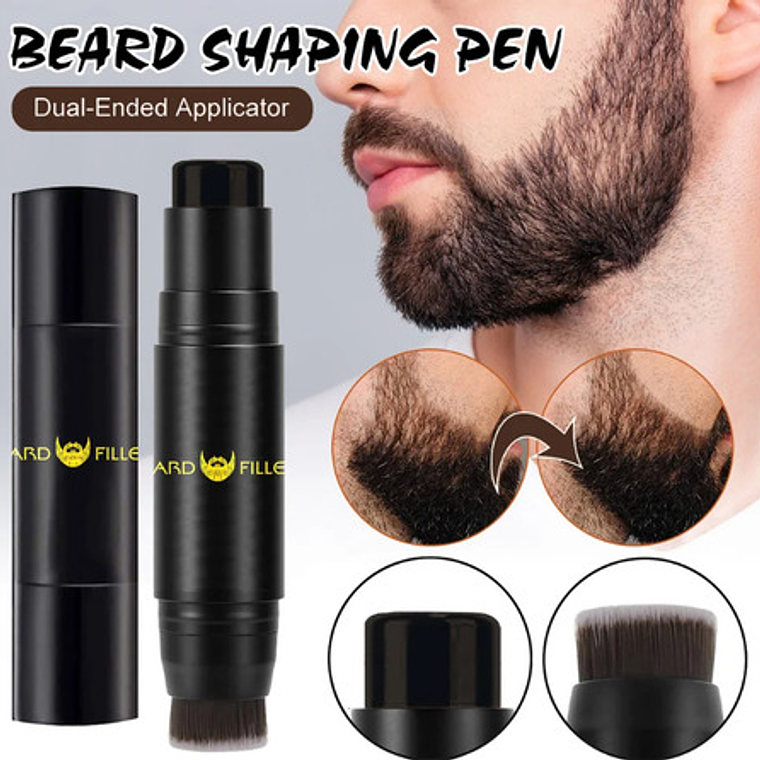 Tinte Lápiz Dual Temporal Para Barba Beard Shaping Premium 14