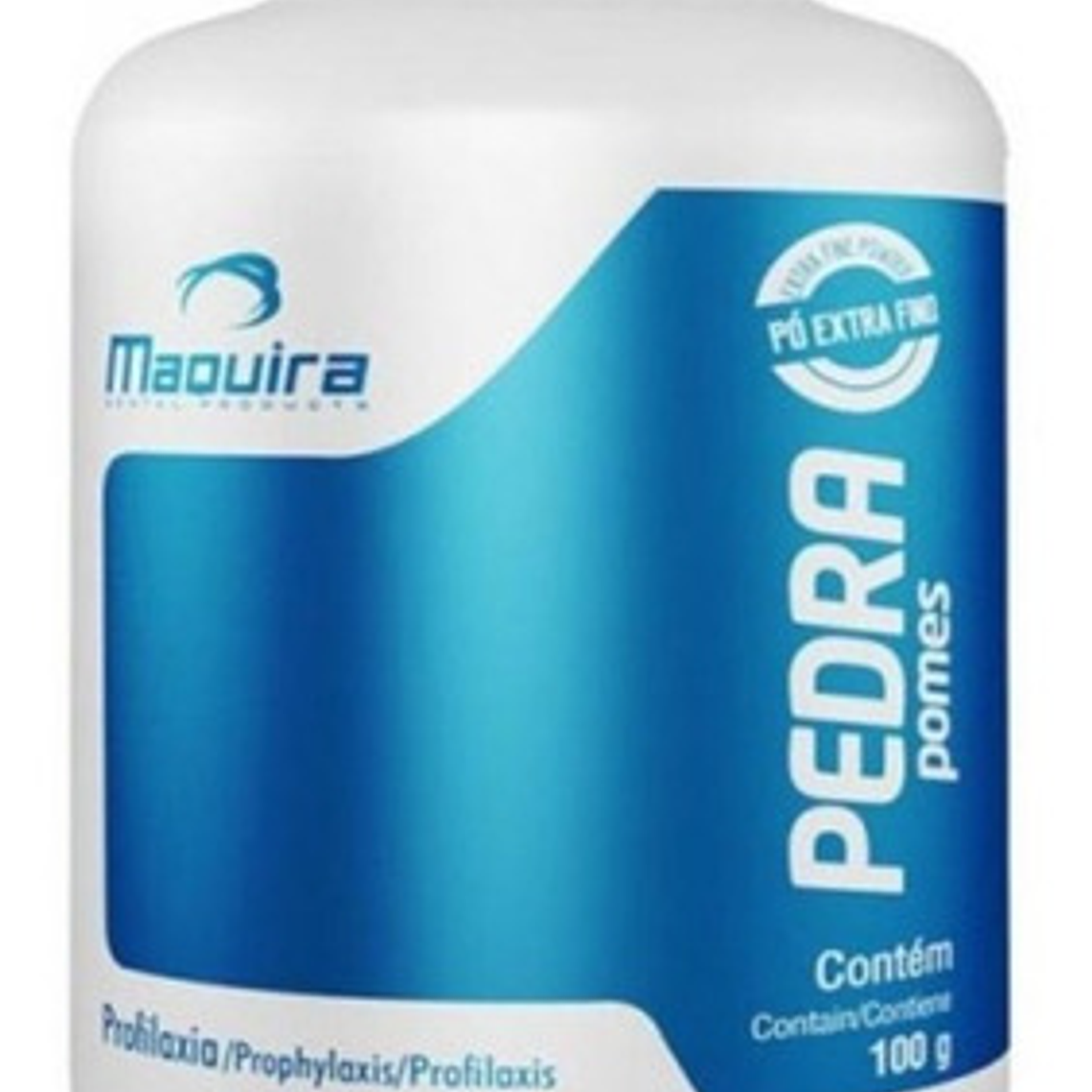 Polvo Piedra Pómez Extrafina Maquira Para Pulir Dental 100g Blanco 2