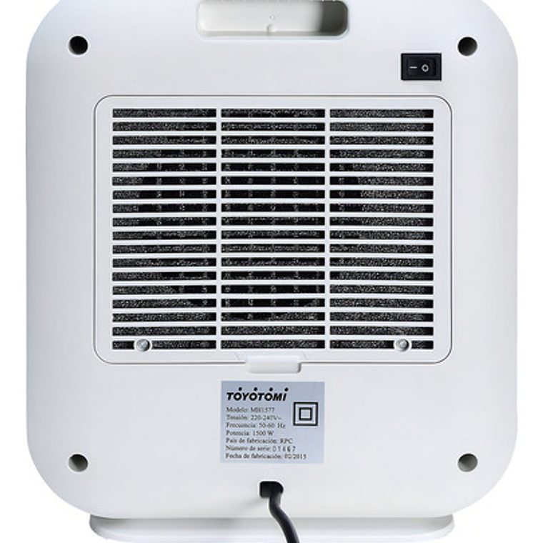 Toyotomi Termoventilador Mh1577 Eléctrico 1.500w Flex Color Blanco 5