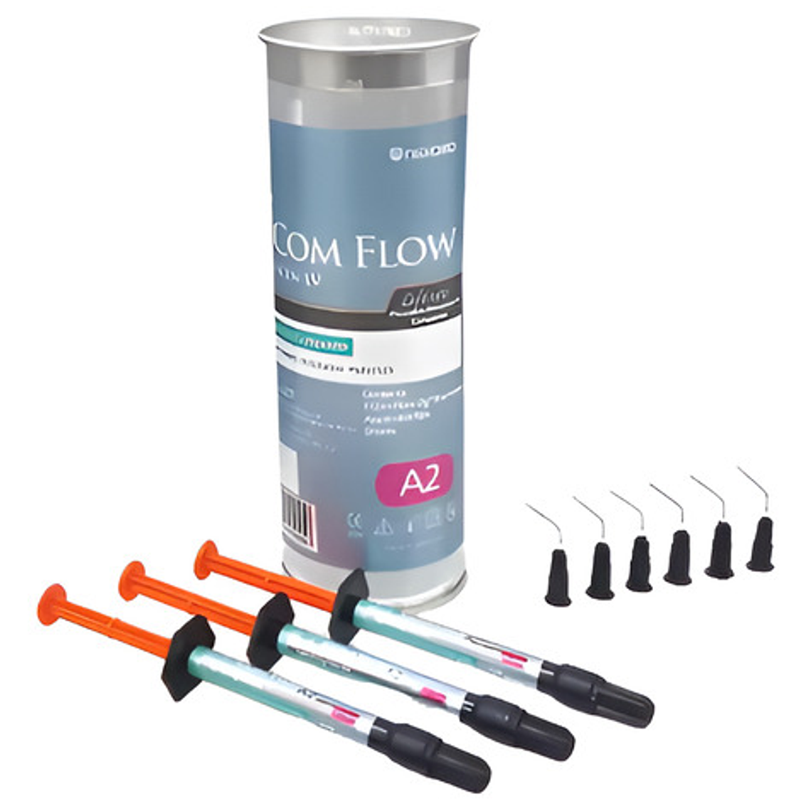 Kit Composite Foto T Com Flow 3 Jeringas Resina Dental Flow 1