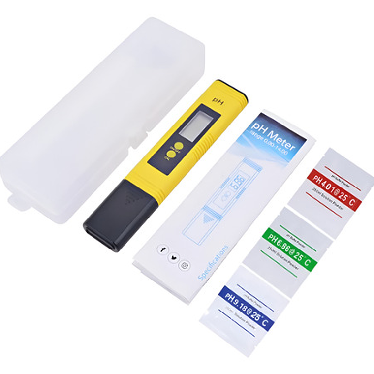 Medidor Digital De Ph Autocalibre Phmetro 3 Puntos C/estuche 2