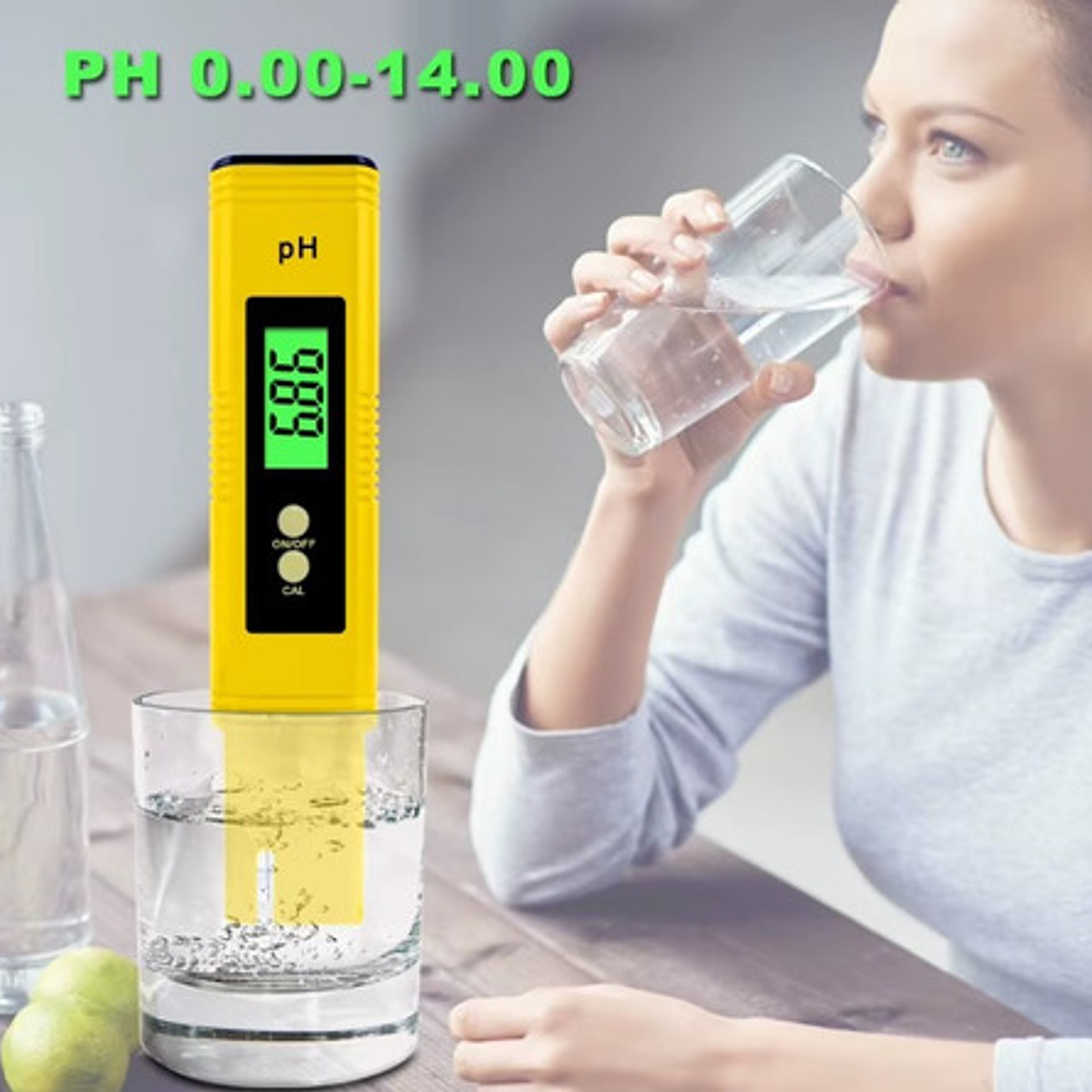 Medidor Digital De Ph Autocalibre Phmetro 3 Puntos C/estuche 3