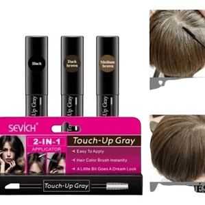 Tinte Temporal Cabello Lápiz Para Raíces Y Canas Instantáneo Tono Negro