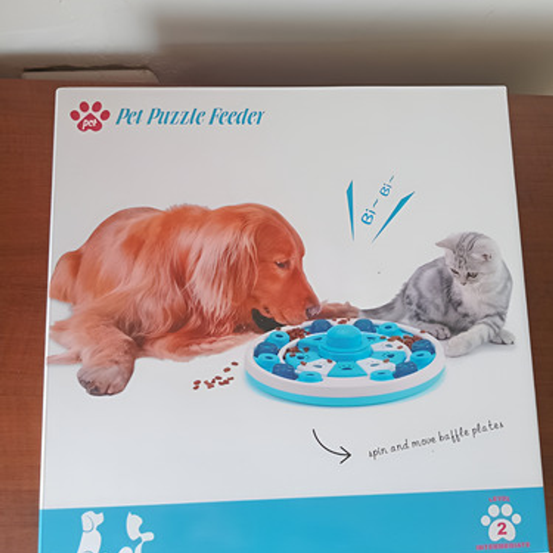 Bandeja Interactiva Comida Lenta Para Perros Mascotas 3