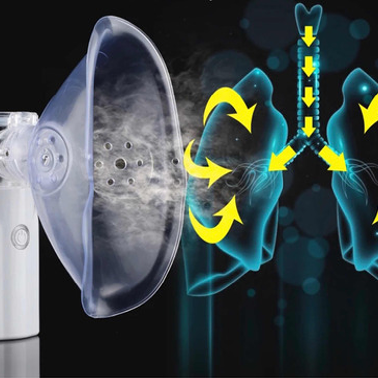 Nebulizador Inalámbrico Ultrasónico Mesh Ym-252 Blanco 6