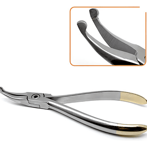Alicate Ortodoncia Acero How Angulado Dental