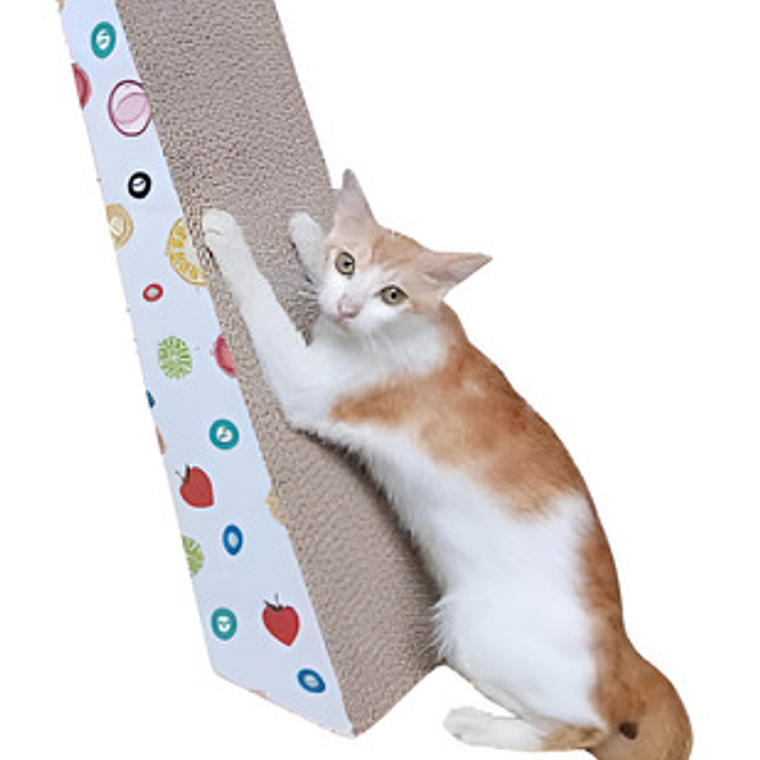 Rascador Inclinado De Pared Para Gato Alta Densidad Mascotas 1