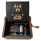 Caja Musical De Madera Con Manivela Star Wars Intro Famosa - Miniatura 1