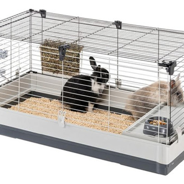 Jaula Modular Kl Con Techo Abatible + Accesorios Mascotas 3