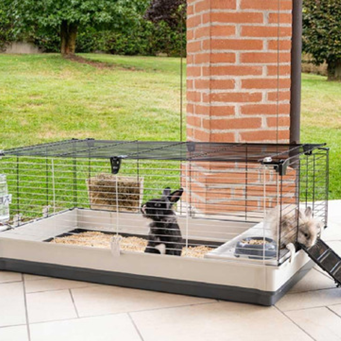 Jaula Modular Kl Con Techo Abatible + Accesorios Mascotas 5