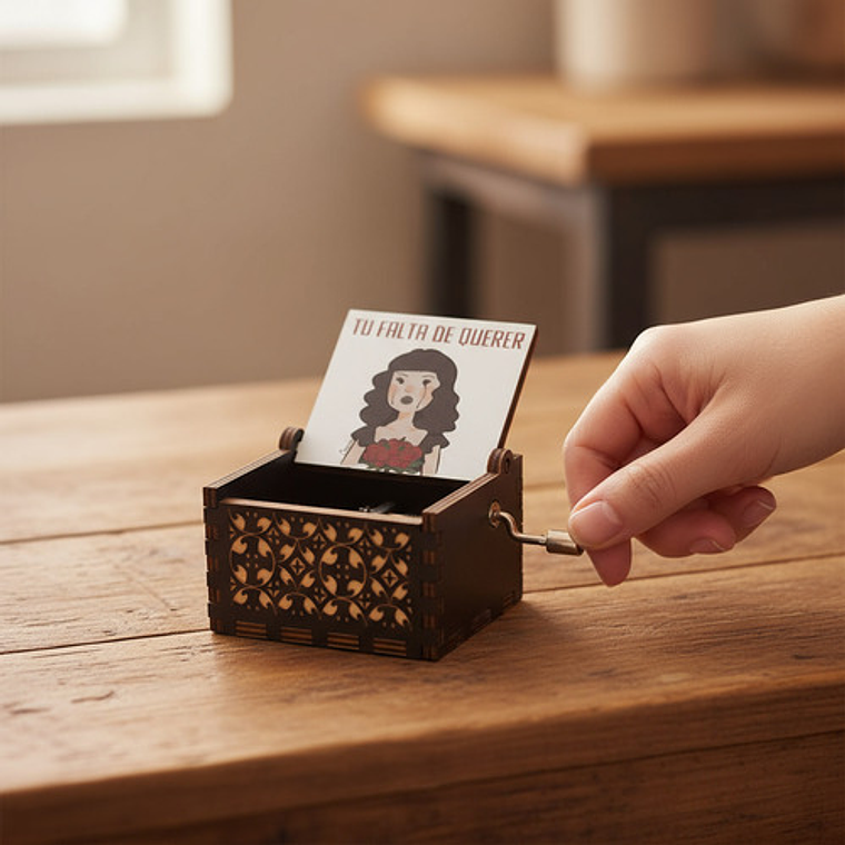 Caja Musical Manivela Mon Laferte Tu Falta De Querer Intro 7