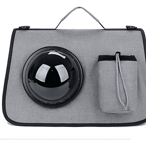 Bolso Transporte Perro Y Gato Cúpula Transparente Mascotas