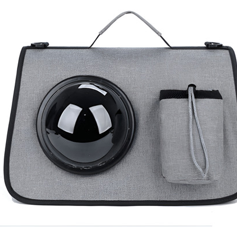 Bolso Transporte Perro Y Gato Cúpula Transparente Mascotas 1