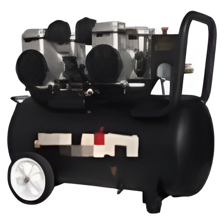 Compresor De Aire 1500w Dental 30l Silencioso S/ Aceite 1