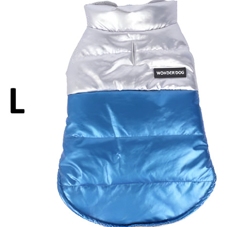 Cortaviento Perro Mediano Cuerina Metálic Wonderdog Mascotas 5