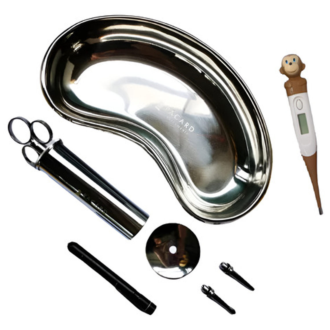 Kit Completo Lavado Oído Pacard + Linterna + Termómetro Niño 1