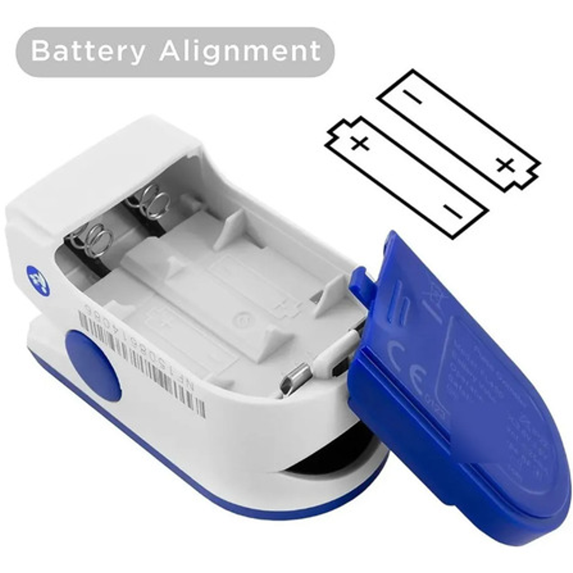 Oximetro Pulso Saturador Oxígeno Incluye Pilas Recargables 6