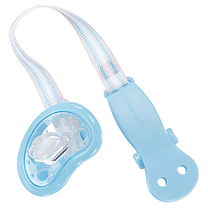 Set Chupete Fisiológico Bebés Curaprox + Sujetador Comodidad