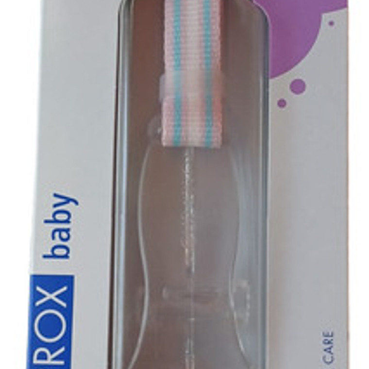 Set Chupete Fisiológico Bebés Curaprox + Sujetador Comodidad 22