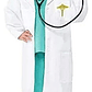 Disfraz Doctor Niños Médico Doctora Disfraces Con Accesorios - Miniatura 6