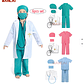 Disfraz Doctor Niños Médico Doctora Disfraces Con Accesorios - Miniatura 7