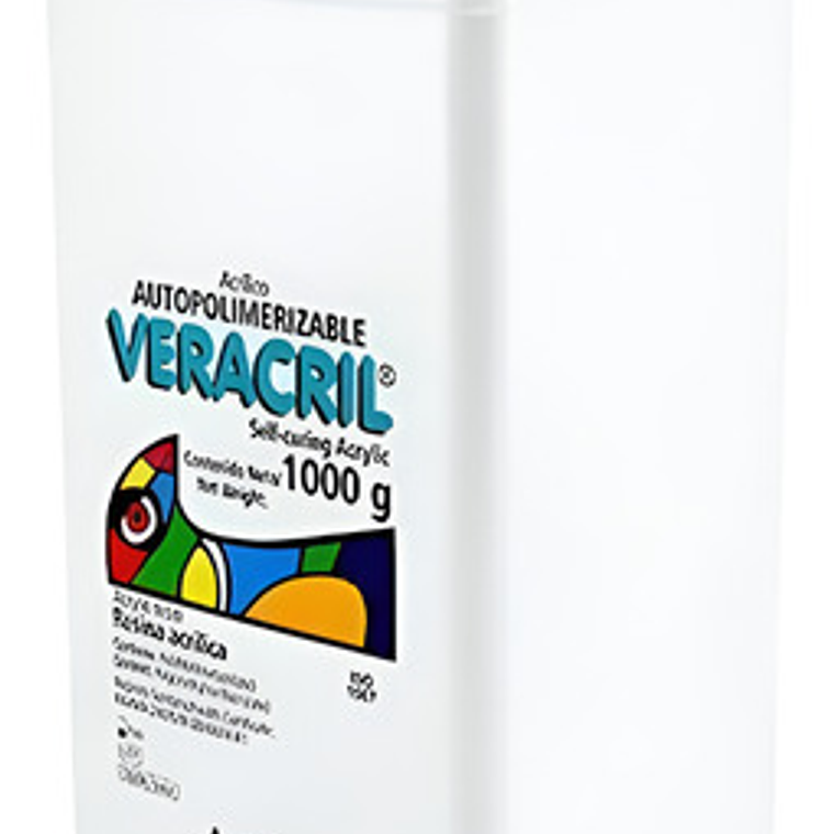 Acrílico Veracril Autocurado Transparente 1 Kg. Premium 1
