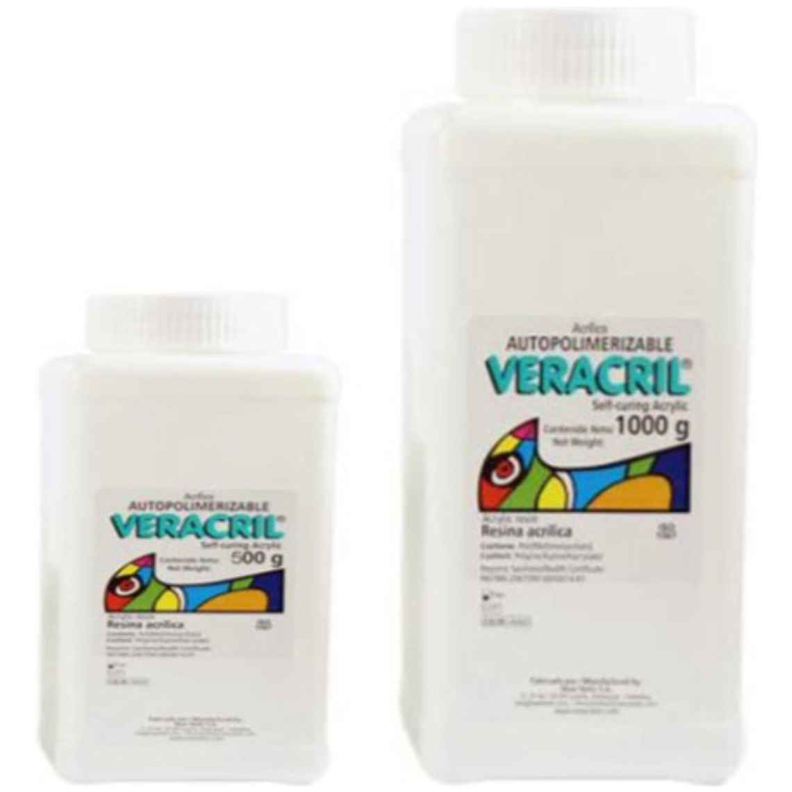 Acrílico Veracril Autocurado Transparente 1 Kg. Premium 2