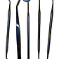 Kit Examen Espejo Pinza Y Sonda Dental Odontología Full - Miniatura 4